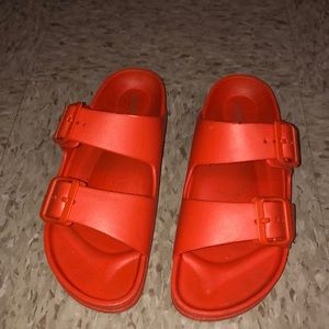 Orange Sandals